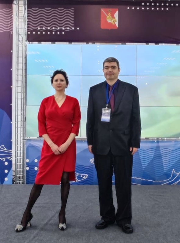 Представители компании САЛМОРУ™ на выставке рыбной индустрии в Вологде, март 2023 г.